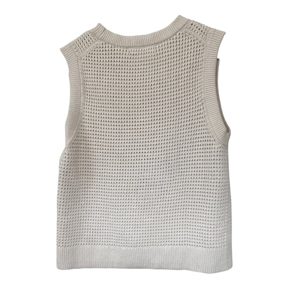 Banana Republic Textured Sleeveless Top - Cream - Picture 3 of 3